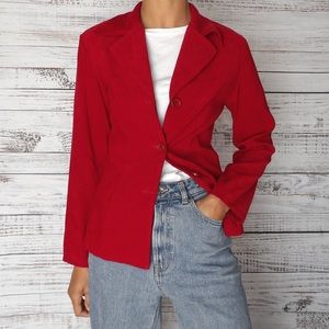 Vintage red blazer